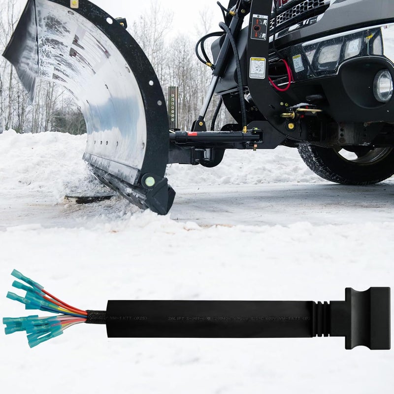 XMK 13 Pin Connector for Boss Snow Plow Wiring Harness Repair Kit Replace for MSC04754 Plow Side for Boss Snowplow Blade 13 Pin Connector - Image 2